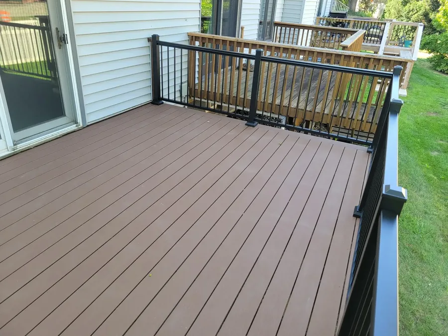 Deck board replacement and repair completed by DG Decks & Carpentry in Lincoln, NE